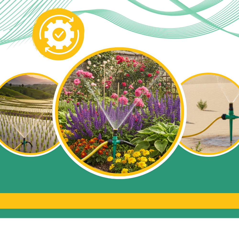 Adjustable Rotary Lawn Sprinkler