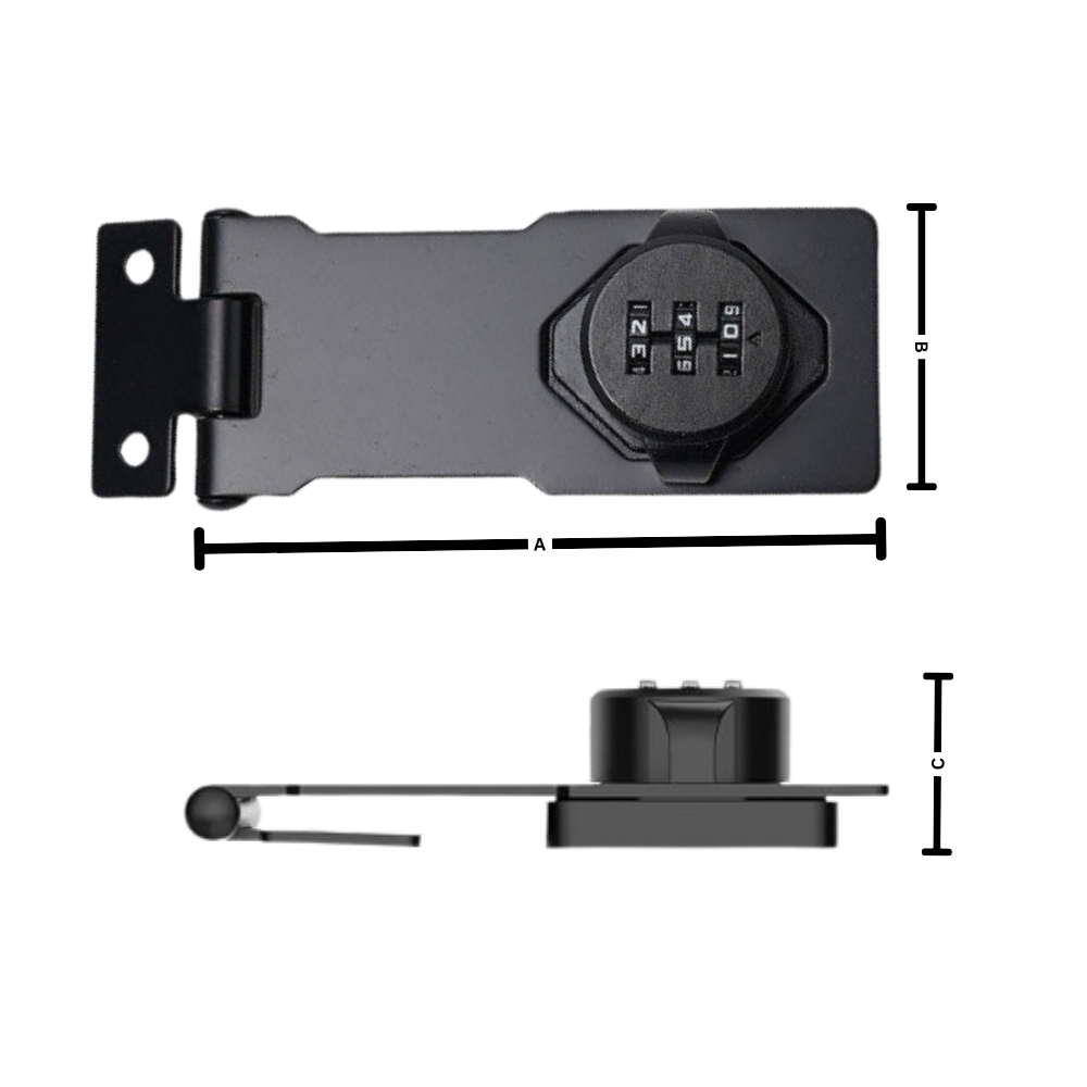 Keyless Quick Installation Cabinet Lock