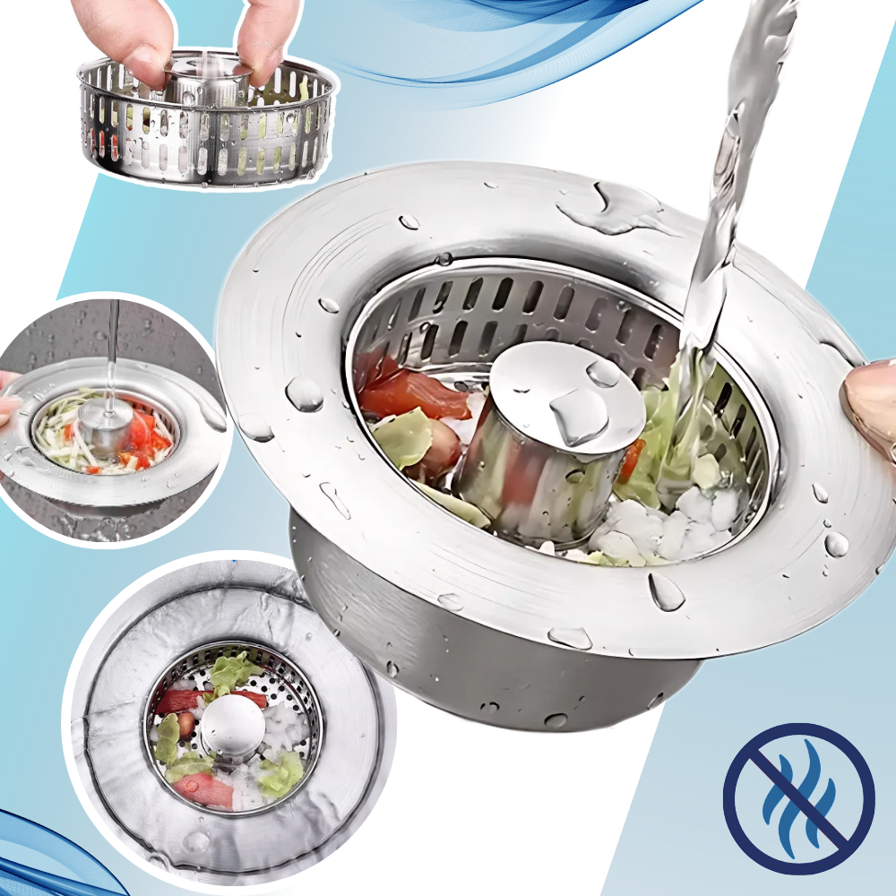 Multi-Function Stainless Steel Sink Drain