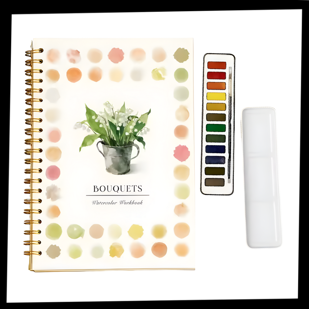 Multi-Theme Water Coloring Book