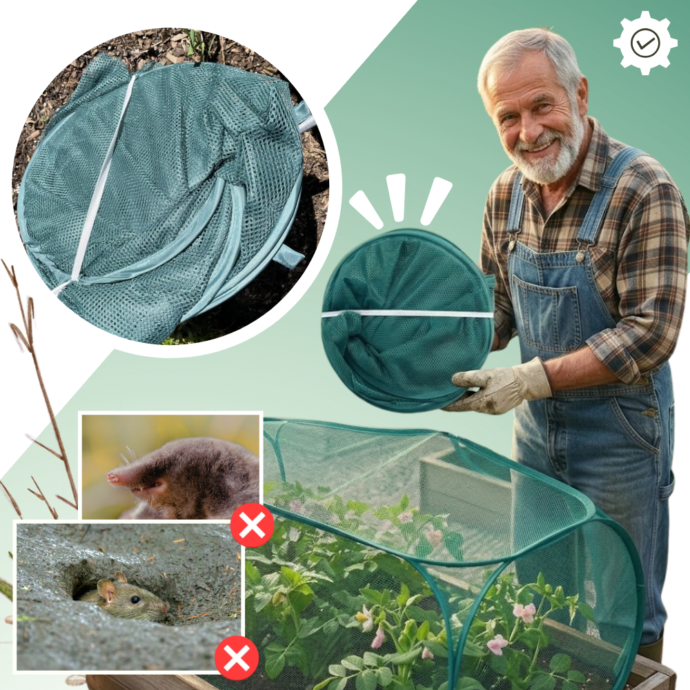 Secure Breathable Mesh Plant Cover