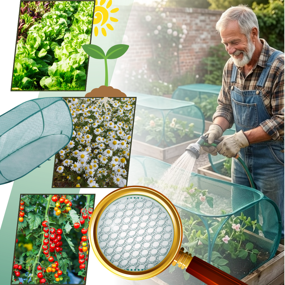 Secure Breathable Mesh Plant Cover