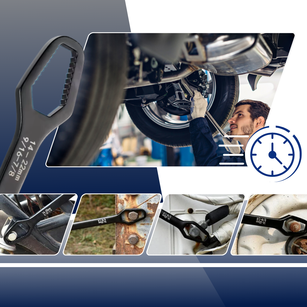 Universal Heavy Duty Double Flex Wrench